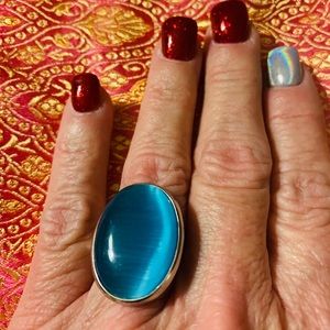 Turquoise adjustable ring